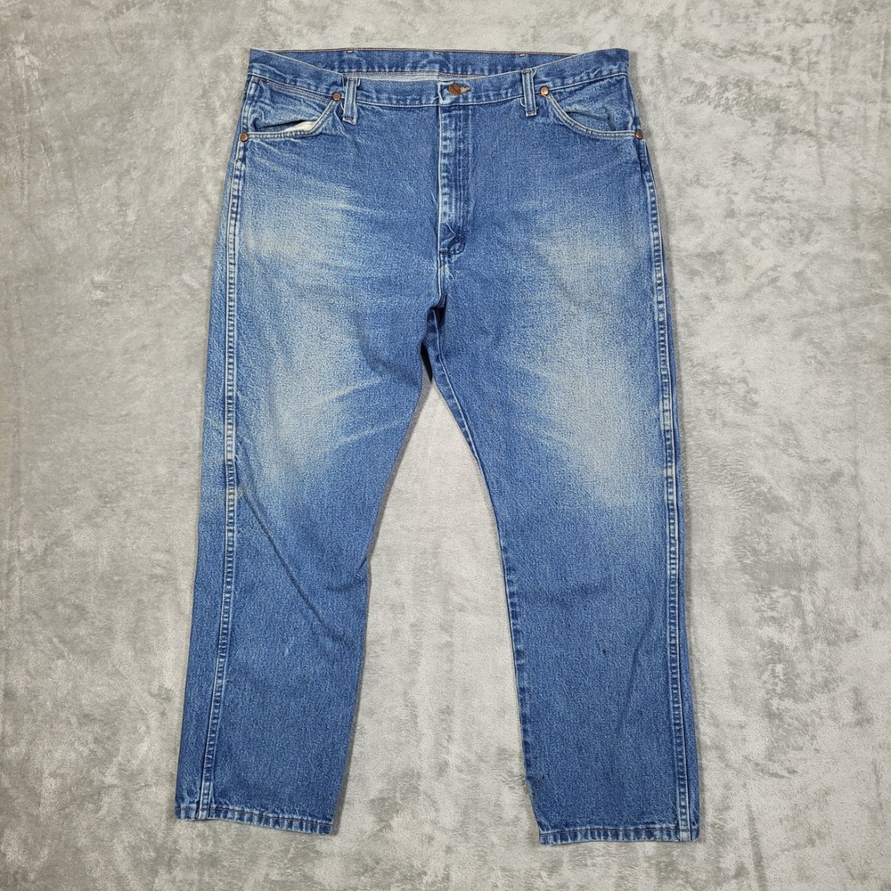Wrangler Cowboy Cut Original Fit Jeans Men's 38x29 Blue 100% Cotton 13MWZ